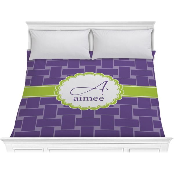 Custom Waffle Weave Comforter - King (Personalized)