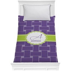 Waffle Weave Comforter - Twin (Personalized)