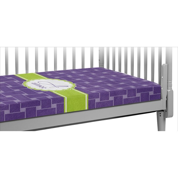 Custom Waffle Weave Crib Fitted Sheet (Personalized)