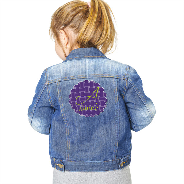 Waffle Weave Custom Shape Iron On Patches - XXL - Single - Approval