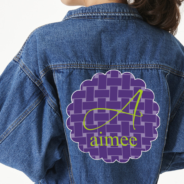 Custom Waffle Weave Twill Iron On Patch - Custom Shape - 3XL (Personalized)