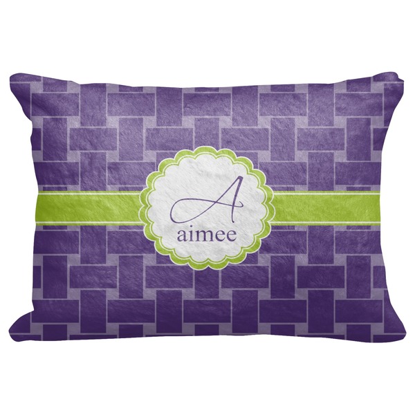 Custom Waffle Weave Decorative Baby Pillowcase - 16"x12" (Personalized)