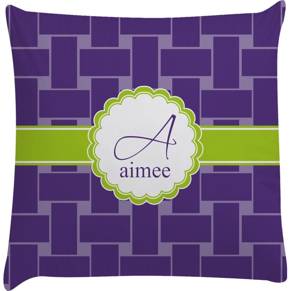 Custom Waffle Weave Decorative Pillow Case (Personalized)