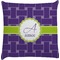 Waffle Weave Decorative Pillow Case (Personalized)