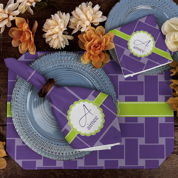 Waffle Weave Dining Set