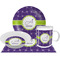 Waffle Weave Dinner Set - 4 Pc (Personalized)