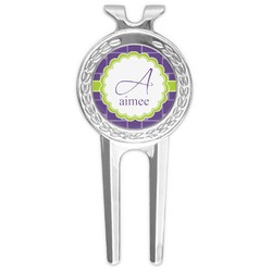 Waffle Weave Golf Divot Tool & Ball Marker (Personalized)