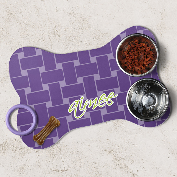 Waffle Weave Dog Bone Shaped Mat Lifestyle