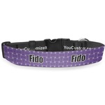 Waffle Weave Deluxe Dog Collar (Personalized)