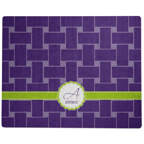 Waffle Weave Dog Food Mat - Large without Bowls