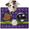 Waffle Weave Dog Food Mat - Medium LIFESTYLE