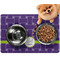 Waffle Weave Dog Food Mat - Small w/ Name and Initial