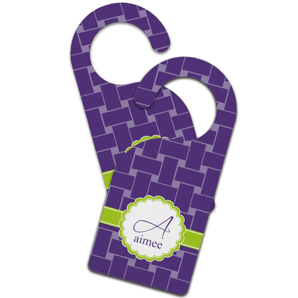 Waffle Weave Door Hanger - MAIN