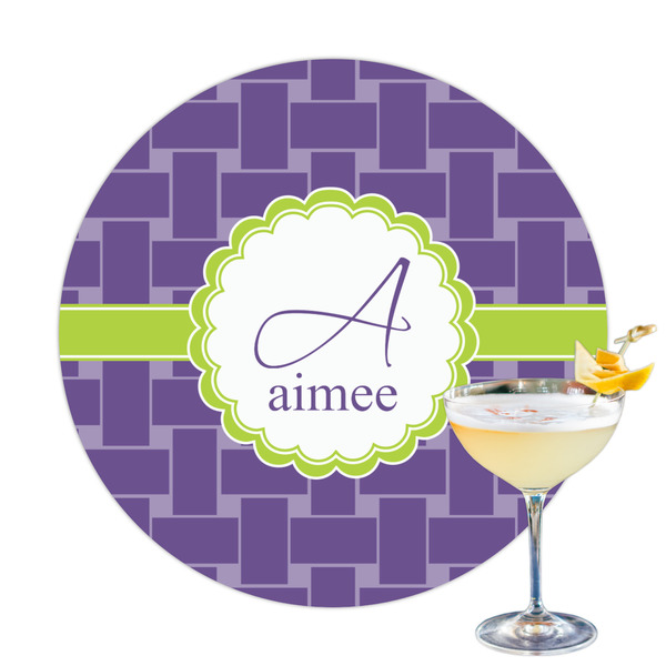 Custom Waffle Weave Printed Drink Topper (Personalized)