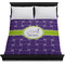 Waffle Weave Duvet Cover - Queen - On Bed - No Prop
