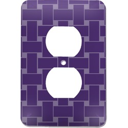 Waffle Weave Electric Outlet Plate (Personalized)