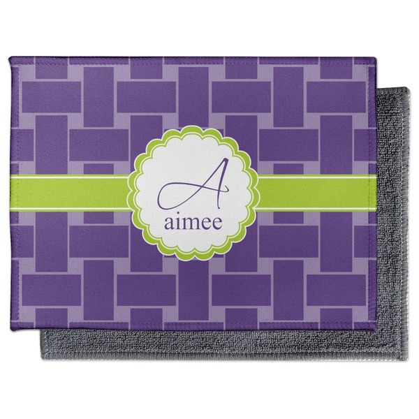 Waffle Weave Electronic Screen Wipe - Flat