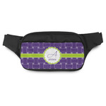 Waffle Weave Fanny Pack - Modern Style (Personalized)