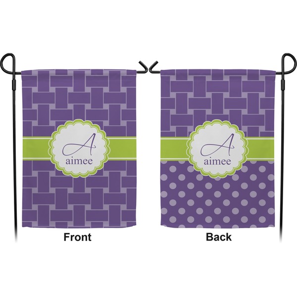 Waffle Weave Garden Flag - Double Sided Front and Back