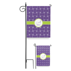 Waffle Weave Garden Flag (Personalized)