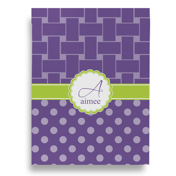 Waffle Weave Garden Flags - Large - Double Sided - BACK