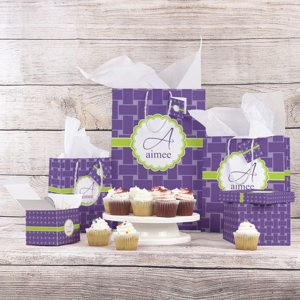 Waffle Weave Gift Bags - In Context