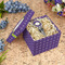 Waffle Weave Gift Boxes with Lid - Canvas Wrapped - Medium - In Context