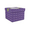 Waffle Weave Gift Boxes with Lid - Canvas Wrapped - Small - Front/Main