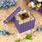 Waffle Weave Gift Boxes with Lid - Canvas Wrapped - Small - In Context
