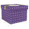 Waffle Weave Gift Boxes with Lid - Canvas Wrapped - X-Large - Front/Main
