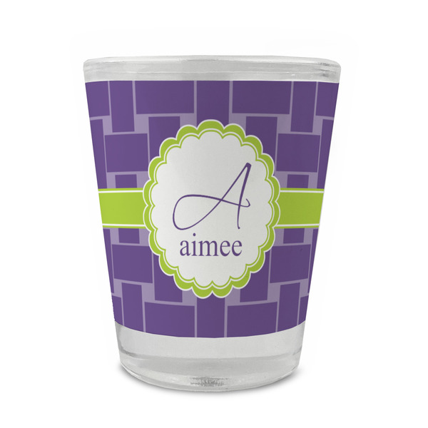 Waffle Weave Glass Shot Glass - Standard - FRONT