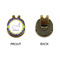 Waffle Weave Golf Ball Hat Clip Marker - Apvl - GOLD
