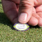 Waffle Weave Golf Ball Marker - Hand
