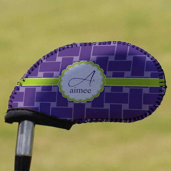 Custom Waffle Weave Golf Club Iron Cover (Personalized)