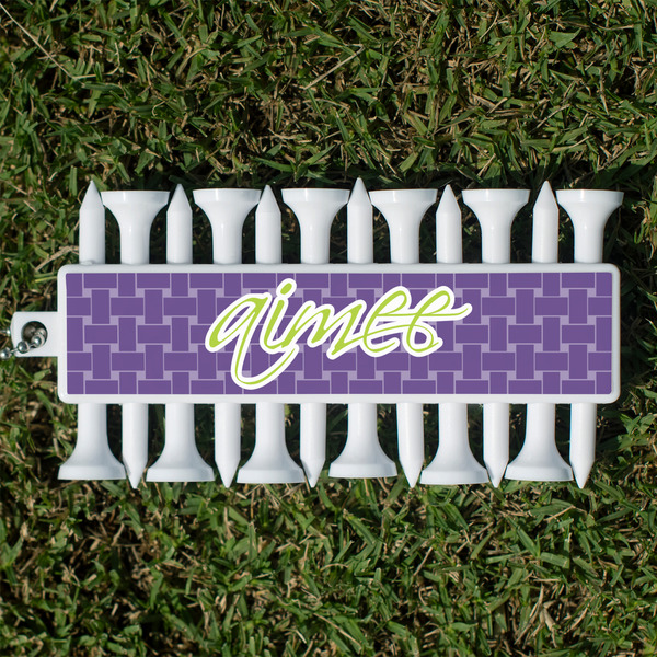 Custom Waffle Weave Golf Tees & Ball Markers Set (Personalized)