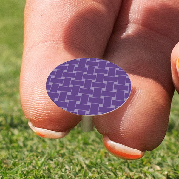 Waffle Weave Golf Tees & Ball Markers Set - Marker