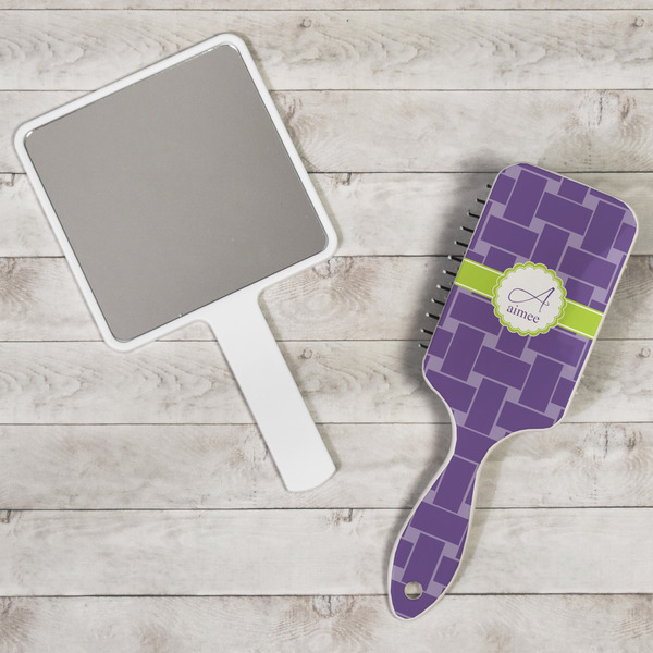 Waffle Weave Hair Brush - In Context