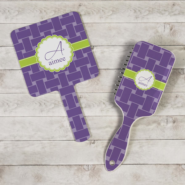 Waffle Weave Hand Mirrors - In Context