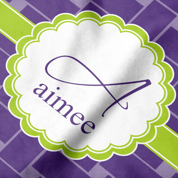 Waffle Weave Hooded Baby Towel- Detail Close Up