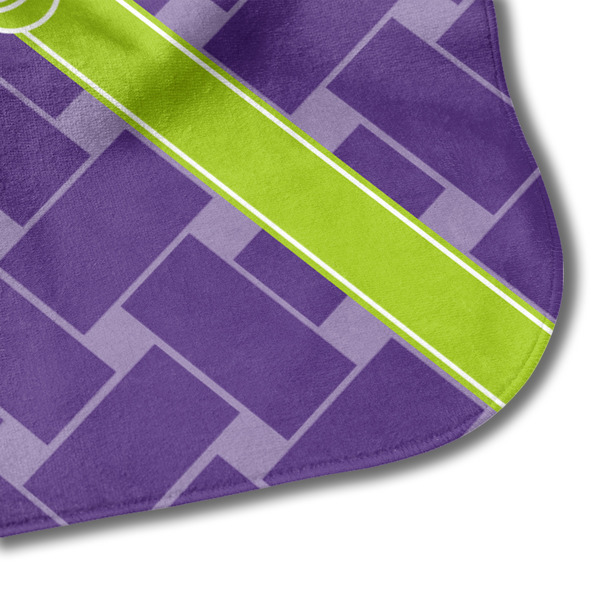 Waffle Weave Hooded Baby Towel- Detail Corner