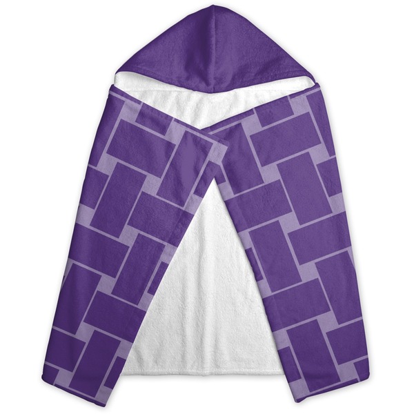 Waffle Weave Hooded Towel - Folded