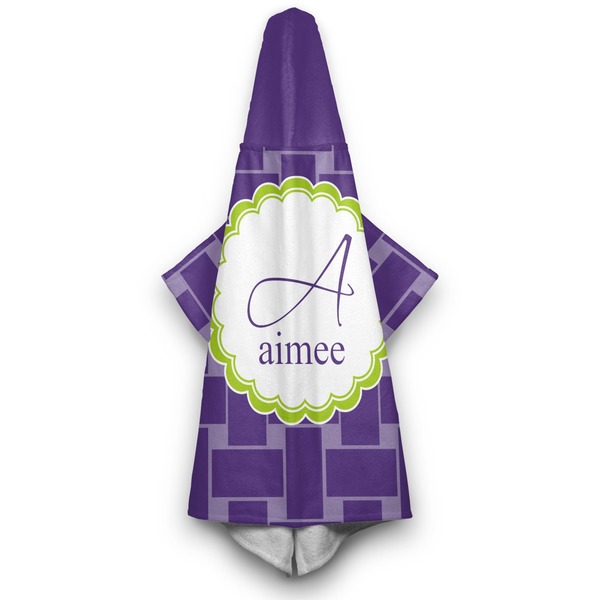 Waffle Weave Hooded Towel - Hanging