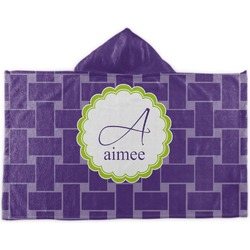 Waffle Weave Kids Hooded Towel (Personalized)