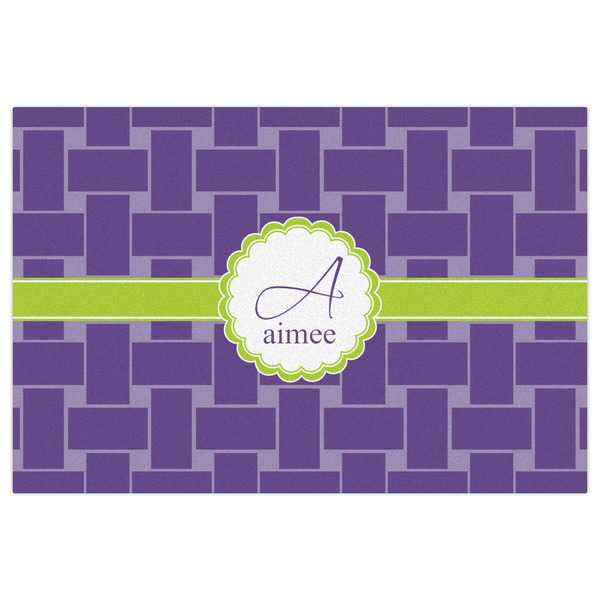 Waffle Weave Indoor / Outdoor Rug - 2'x3' - Front Flat