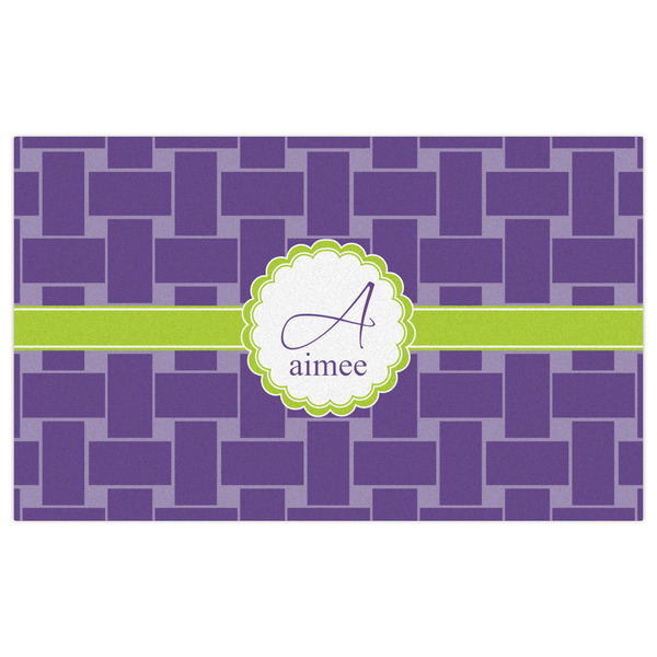 Waffle Weave Indoor / Outdoor Rug - 3'x5' - Front Flat