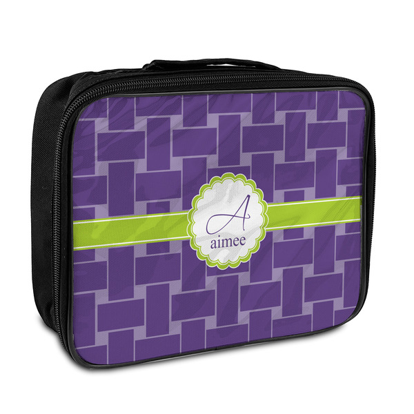 Custom Waffle Weave Insulated Lunch Bag (Personalized)