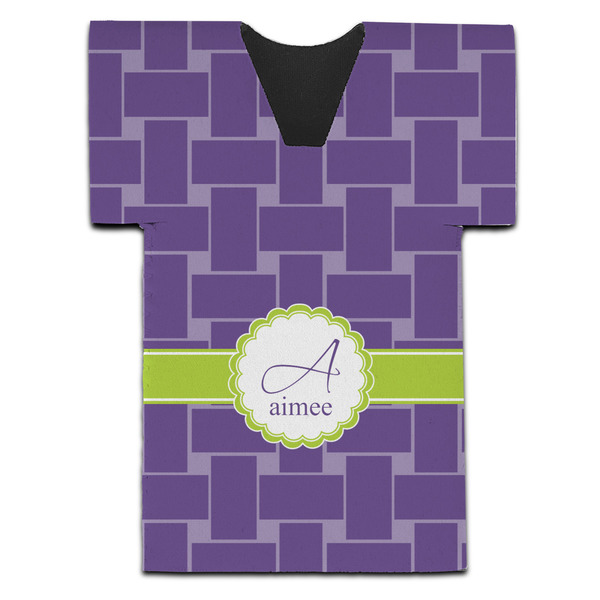 Custom Waffle Weave Jersey Bottle Cooler (Personalized)