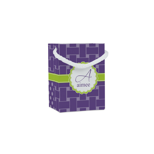 Custom Waffle Weave Jewelry Gift Bags - Matte (Personalized)