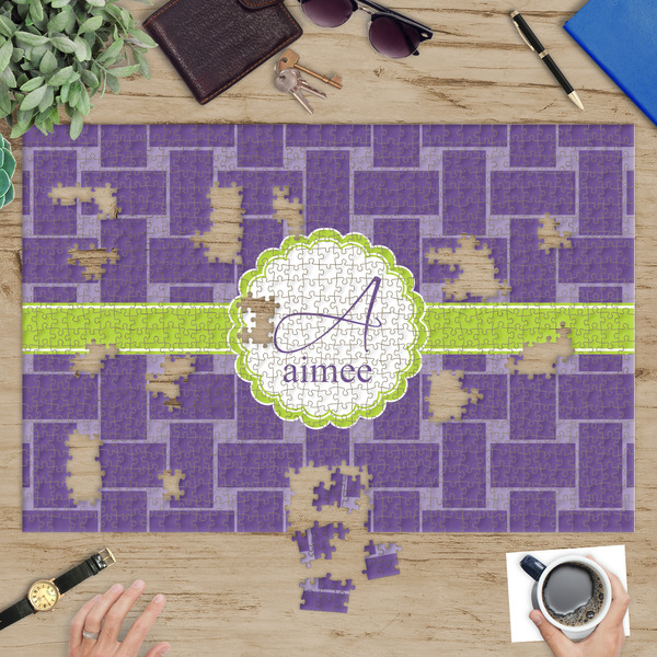 Waffle Weave Jigsaw Puzzle 1014 Piece - In Context