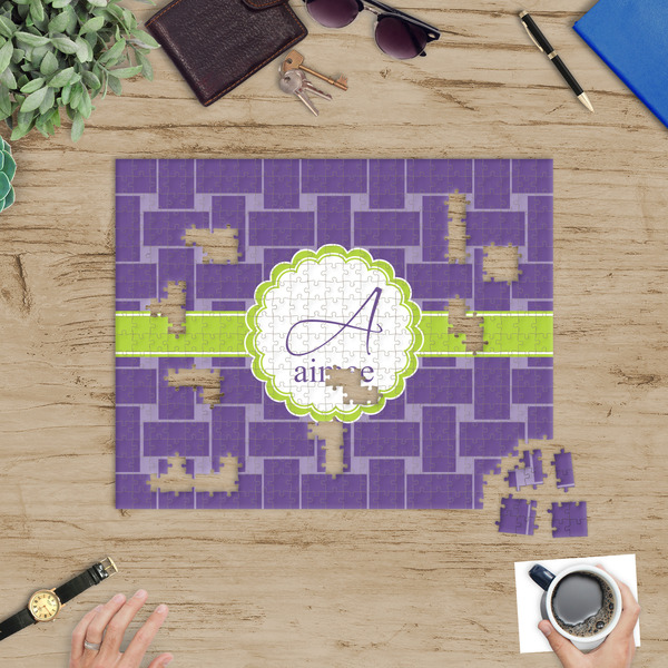 Waffle Weave Jigsaw Puzzle 500 Piece - In Context